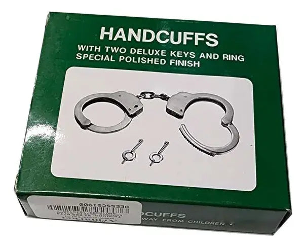 Esposas Policiales Seguridad Grilletes 2 Llaves + Funda