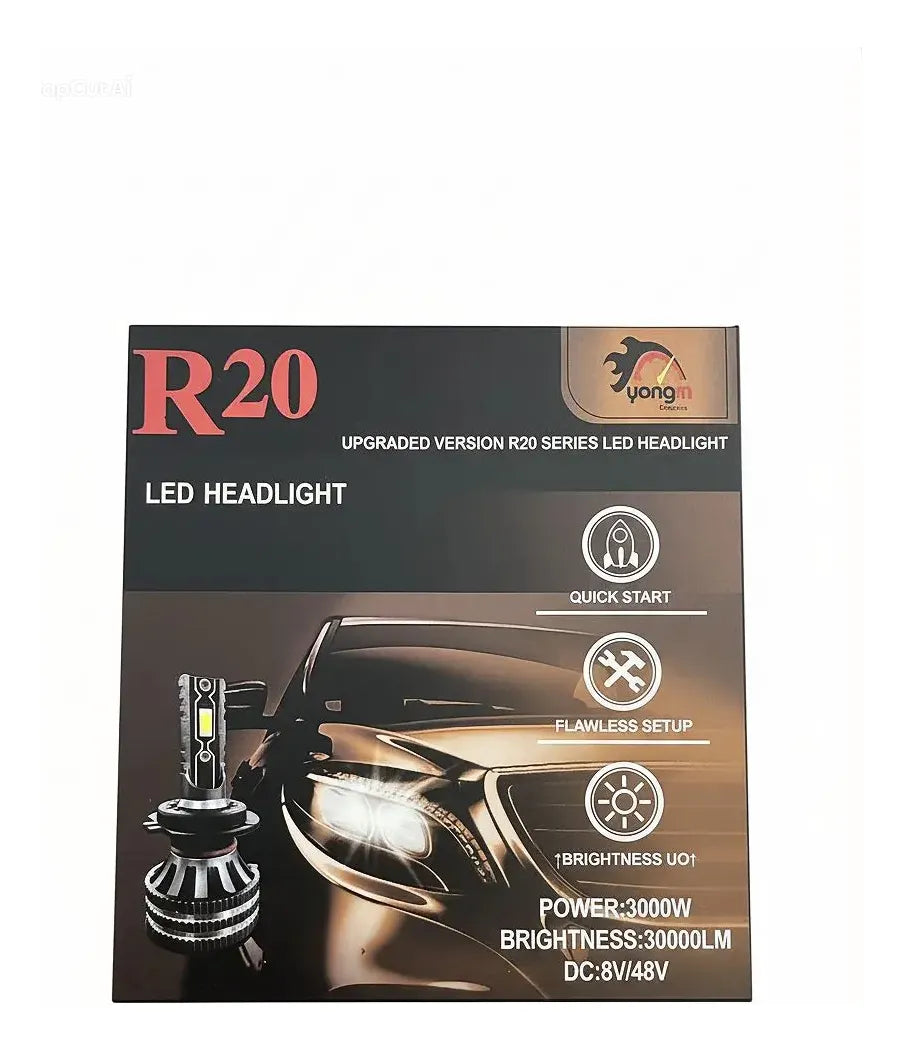 Ampolletas Turbo Led R20 30000 Mil Lumen, Csp Canbus