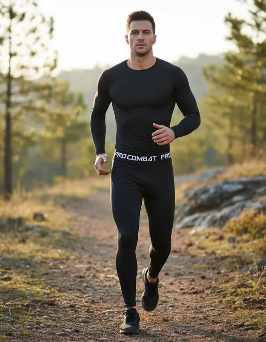 Conjunto Primera Capa Combat Micro Polar Gym Deporte Atleta