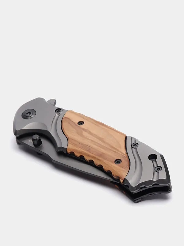 Cuchillo Acero Inoxidable Semi-automático Con Enganche