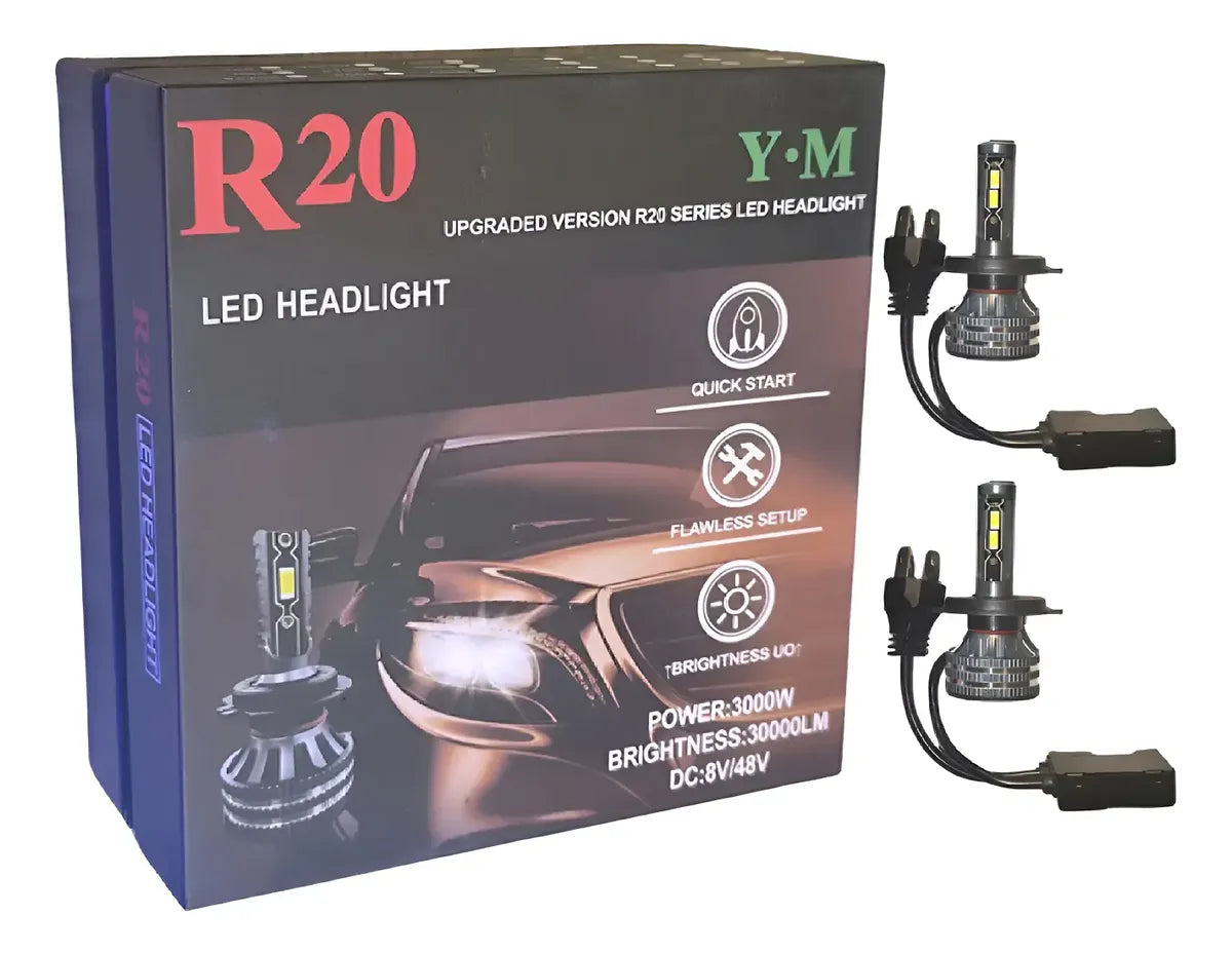 Ampolletas Turbo Led R20 30000 Mil Lumen, Csp Canbus