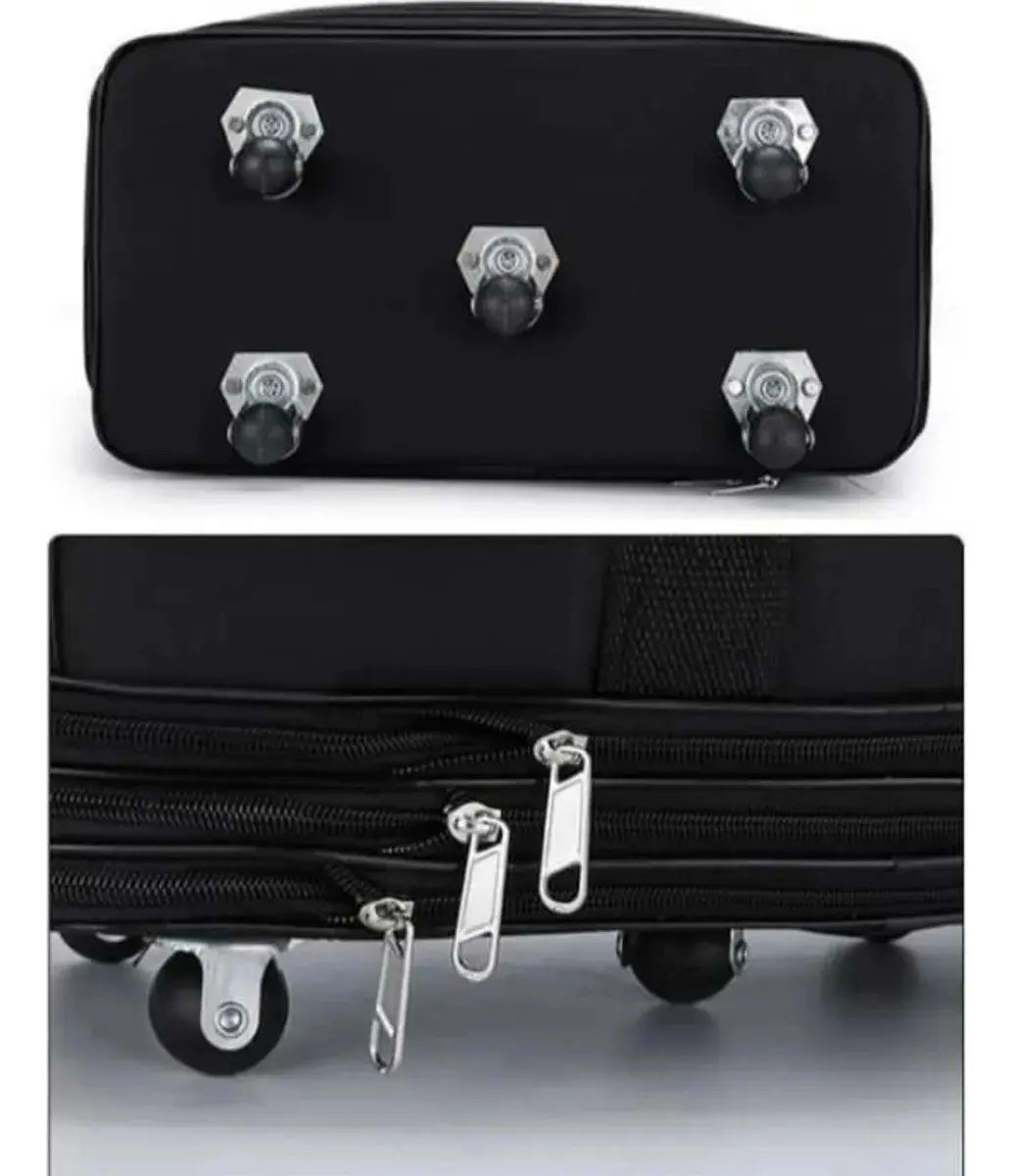 Bolso De Viaje Expandible Con 5 Ruedas