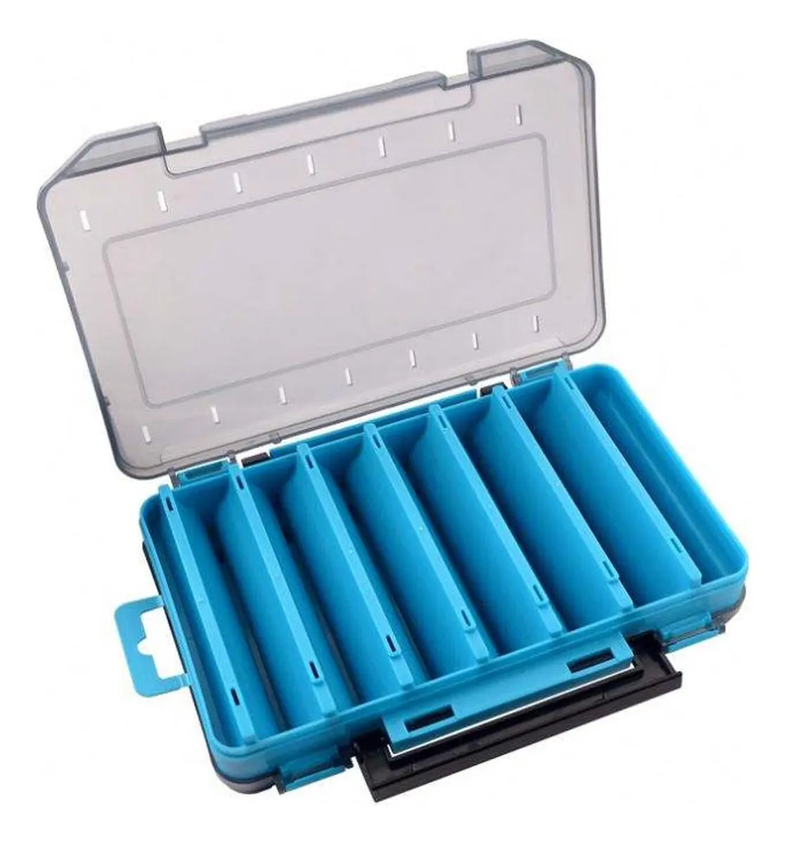 Caja Porta Señuelos Pesca 14 Compartimientos Doble