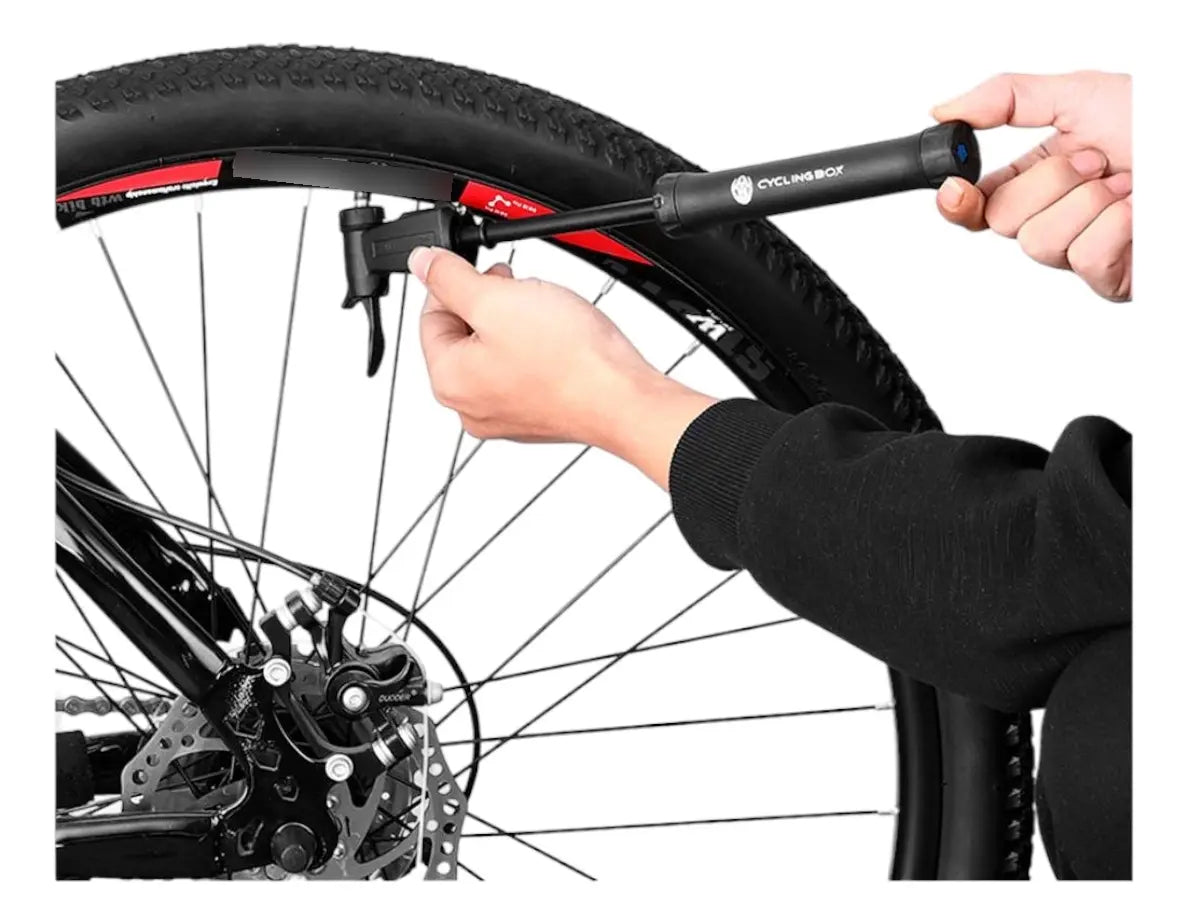 Bombín De Mano Para Bicicleta Ciclismo Negro