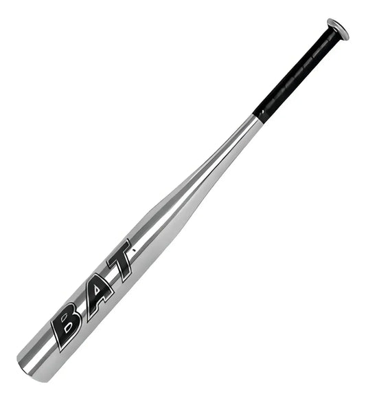 Bate Beisbol Aluminio Baseball Beisbo 70 Cm Adkar En Color Plateado