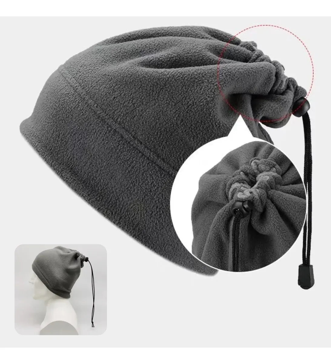 Set De 2 Bandanas Cuelleras De Polar Para Invierno
