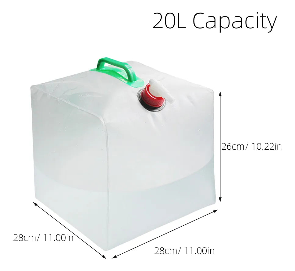Bidon Contenedor Agua Plegable 20l Portatil Chanodug Camping