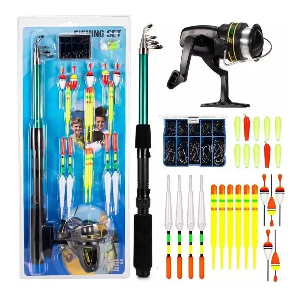 Caña Telescópica LST Fishing GS-14 Niños con Accesorios Pesca