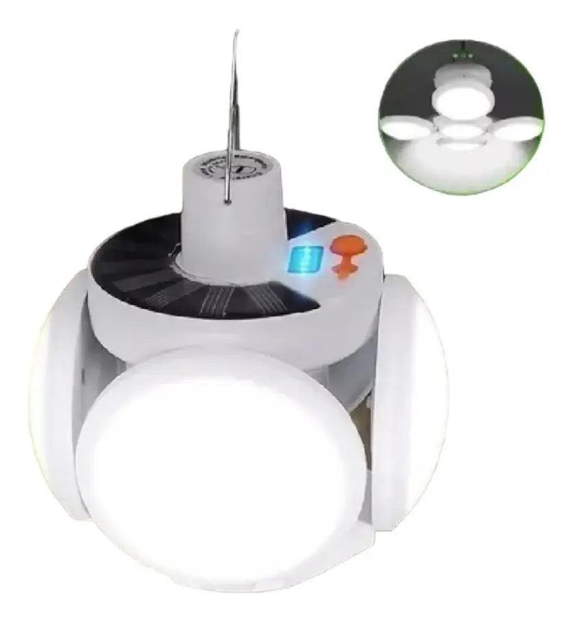 Ampolleta Solar Led De Emergencia Recargable 40 W