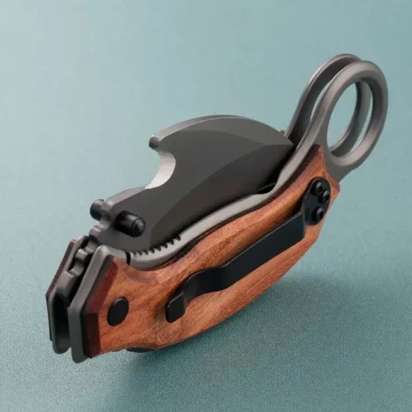 Navaja Karambit Acero Inoxidable Semi-automático Para Caza