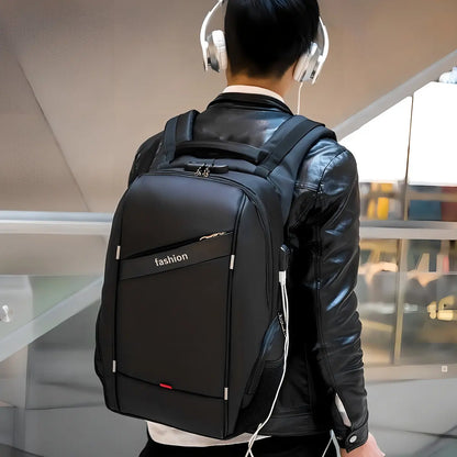 Bolso Mochila Usb Porta Notebook Antirrobo Candado Seguridad