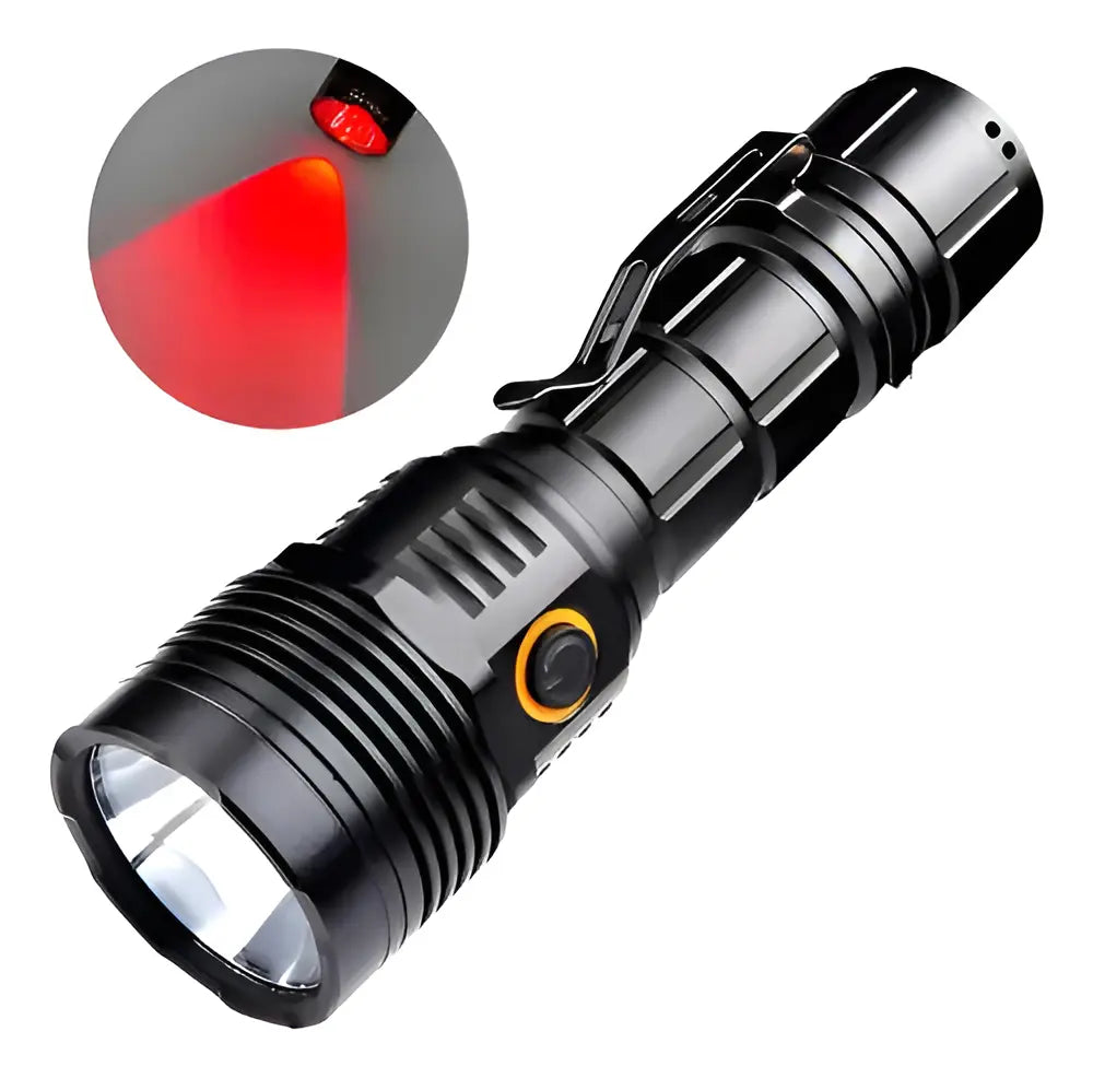 Linterna De Mano Para Caza Y Pesca Nocturna De Luz Roja