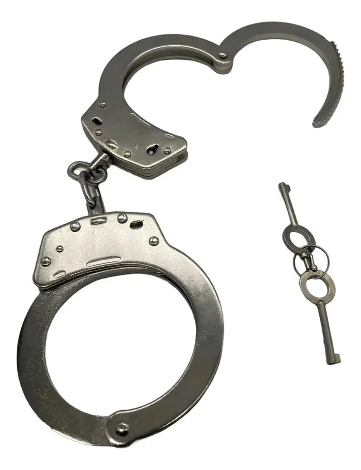 Esposas Policiales Seguridad Grilletes 2 Llaves Uniformados