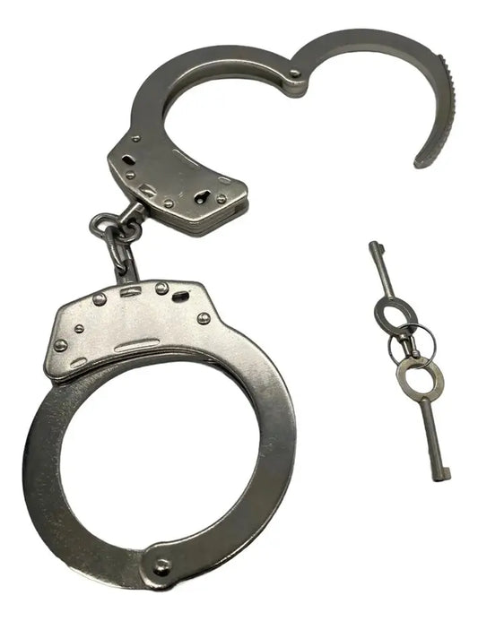 Esposas Policiales Seguridad Grilletes 2 Llaves Uniformados
