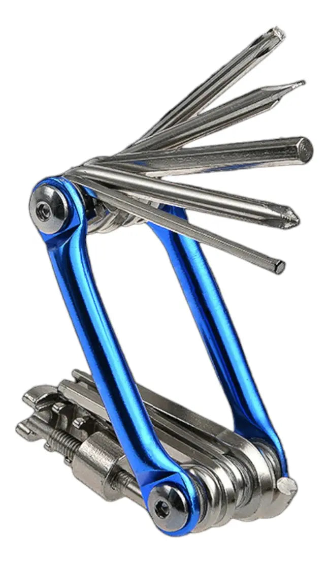 Kit Herramientas Multifuncion Reparacion Bicicletas 11 En 1