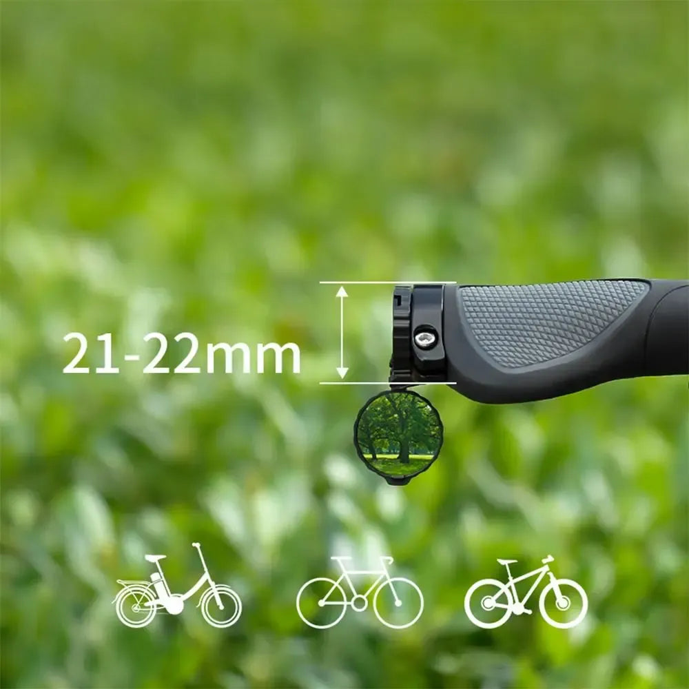 Espejo Retrovisor Con Luz Para Manillar De Bicicleta