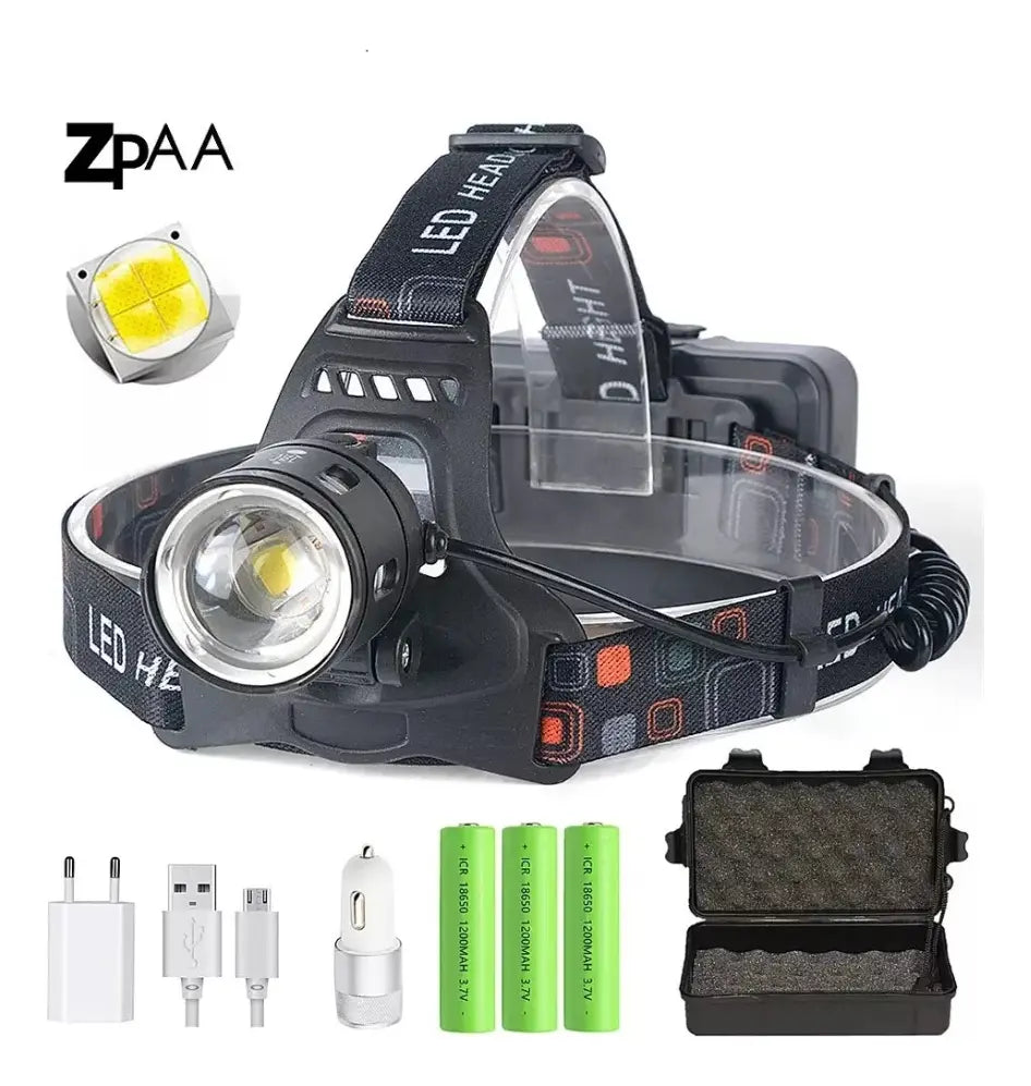 Linterna Frontal Led Recargable.