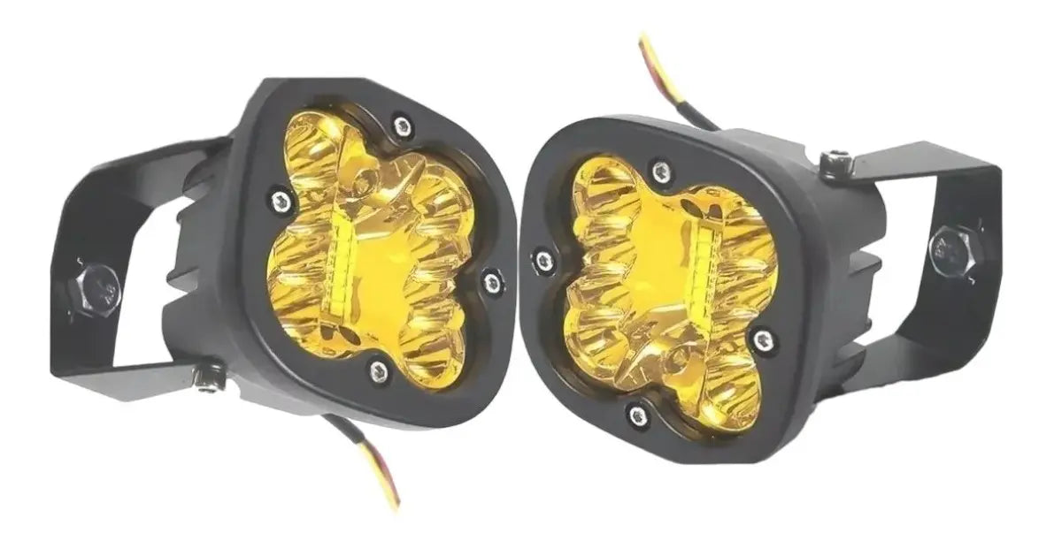 Par Faro 40 Led 60w Cuadrado Fijo/estrobo 4x4 Barra