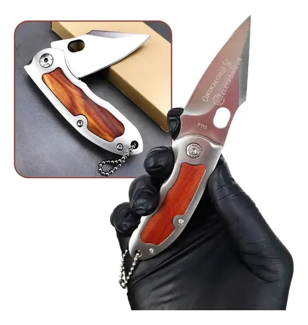 Cuchillo Daga Corta Plumas Semi Automático Táctico De Caza
