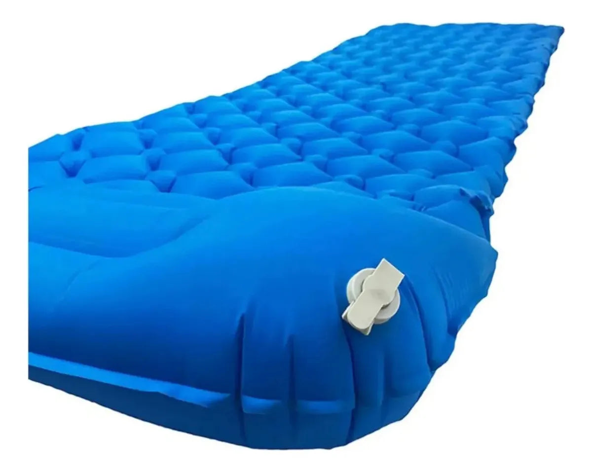 Colchón Inflable Camping Ultraligero Con Bomba