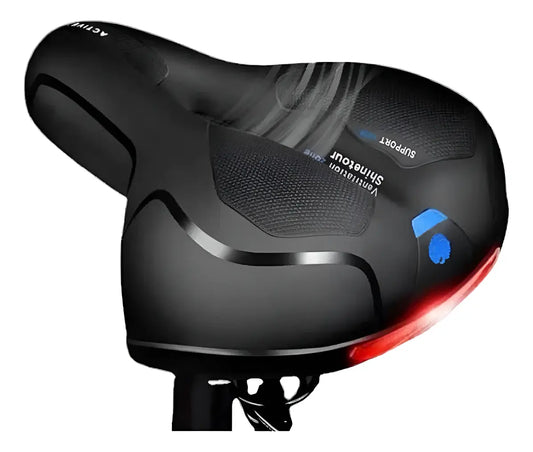 Sillin Asiento Antiprostático Con Luz Y Resortes Bicicletas