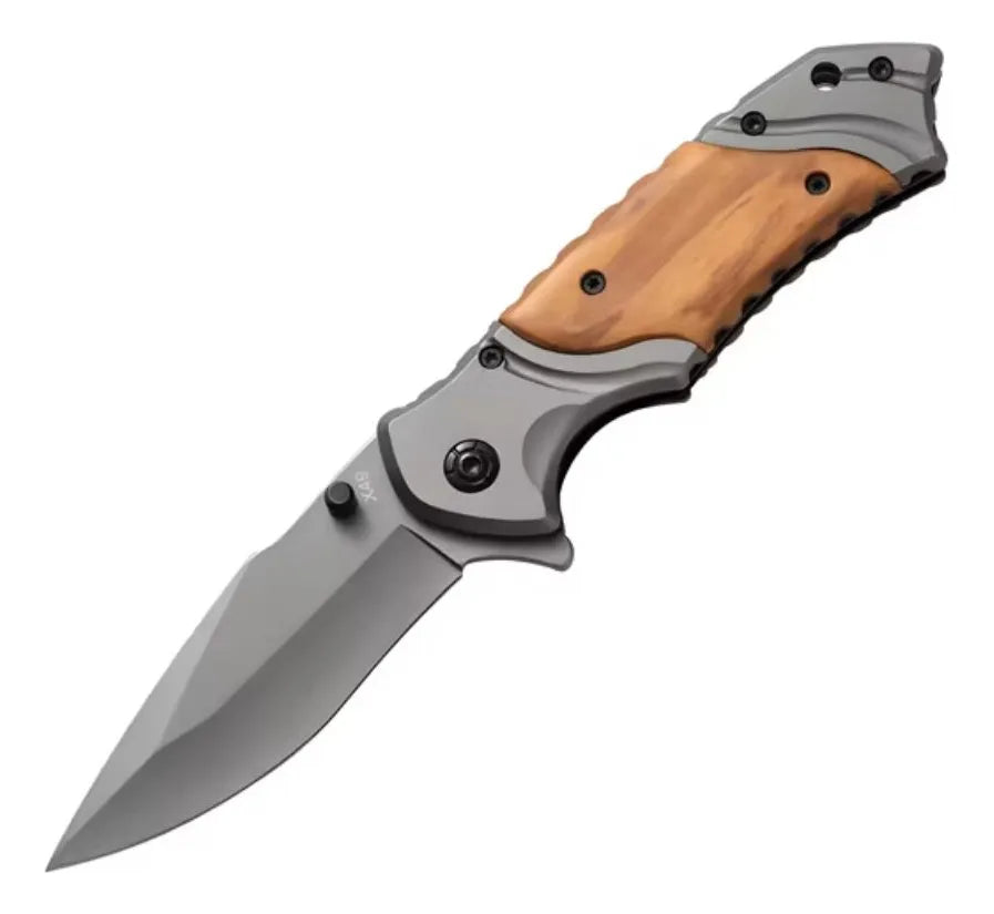 Cuchillo Acero Inoxidable Semi-automático Con Enganche