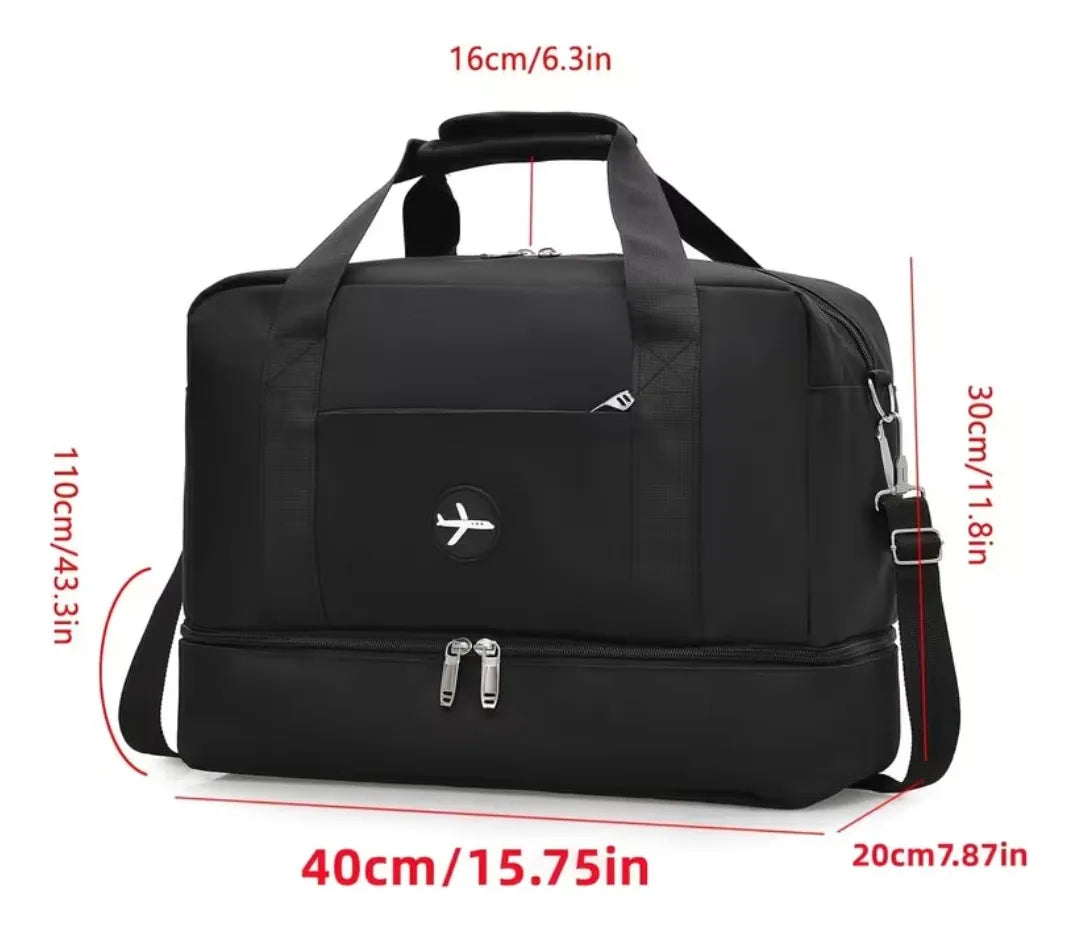 Bolso De Viaje Cabina Impermeable Con Compartimento Zapatos