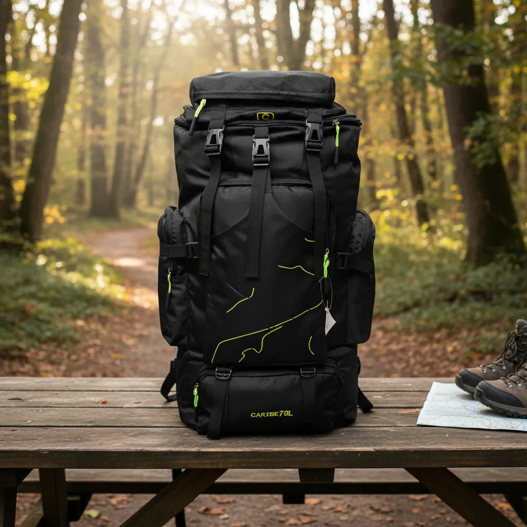 Mochila De Camping Outdoor Senderismo 70l Bolso Viajero