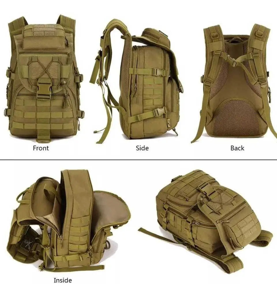 Mochila Táctica Militar Porta Notebook Impermeable Reforzada