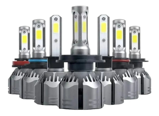 Kit Par Luces Ampolleta Turbo Led Auto Cob 12000 Lm R11