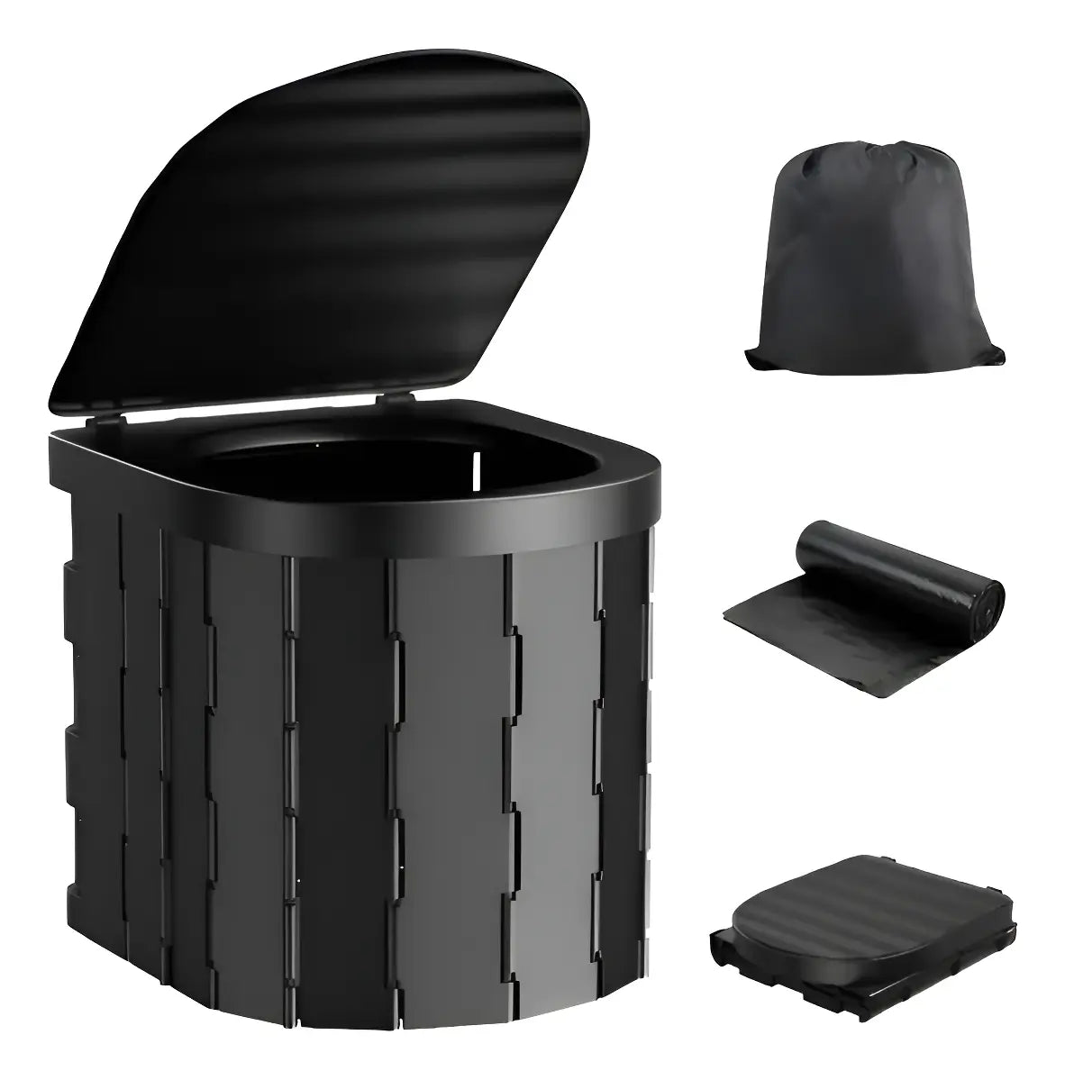 Inodoro Químico Portátil Baño Químico Plegable Camping+20bls