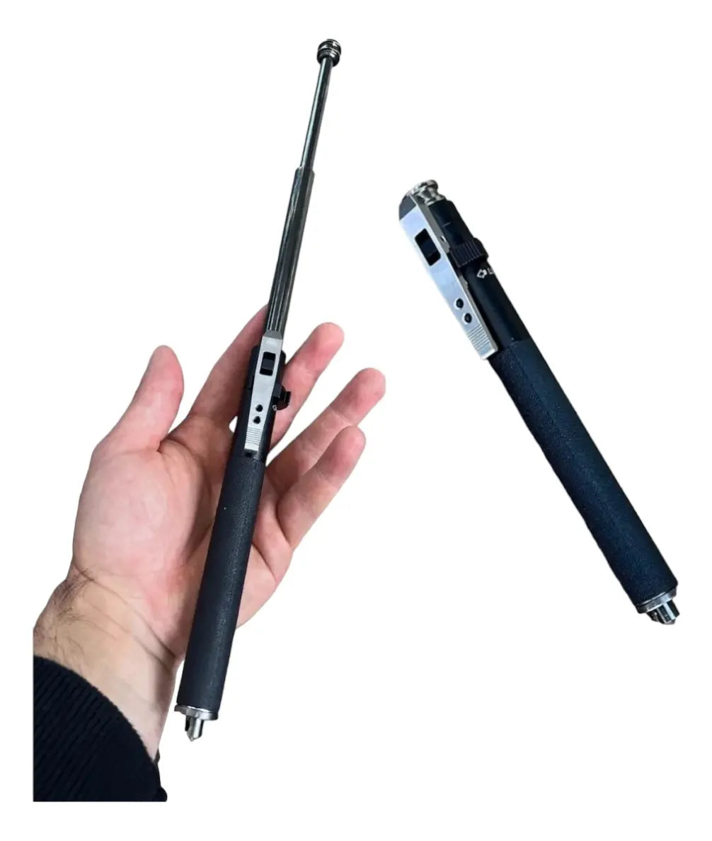Bastón Extensible De Defensa Con Apertura Automática 39,5cm