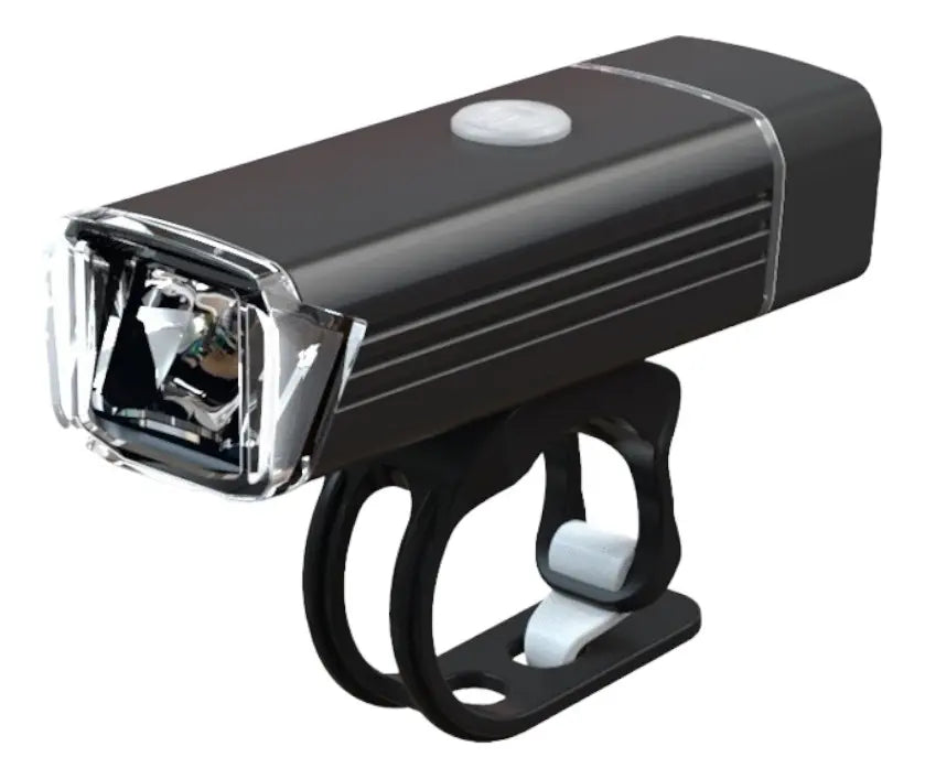 Luz Delantera Optica Led Blanca Recargable Para Bicicleta