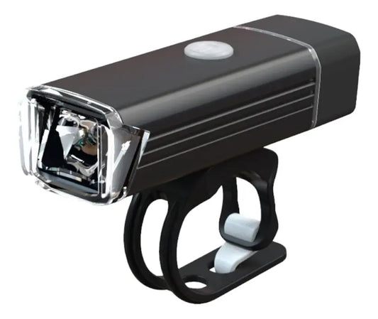 Luz Delantera Optica Led Blanca Recargable Para Bicicleta
