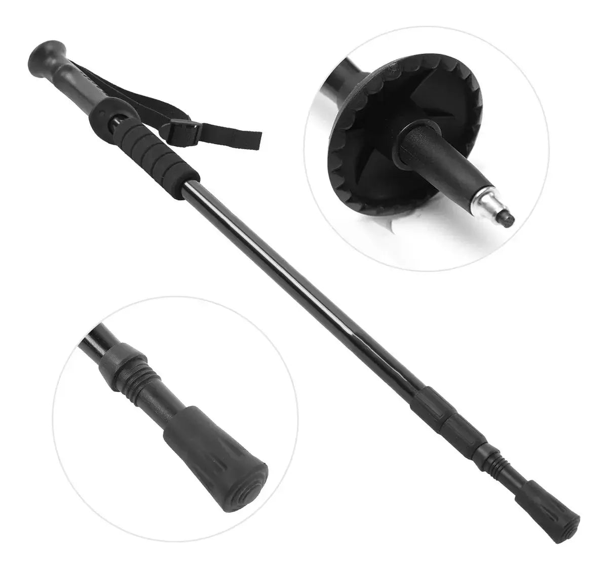 Pack X2 Baston Trekking Bastones De Trekking Antishock
