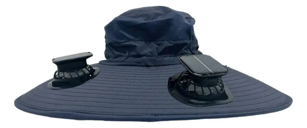 Sombrero Gorro Legendario Con Panel Solar Y Ventiladores