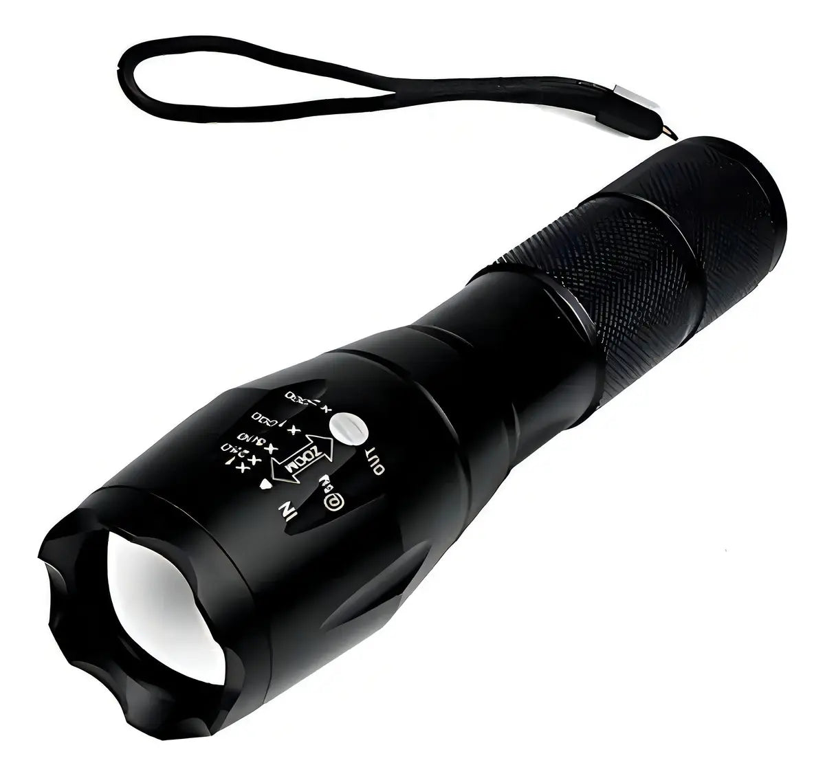 Linterna Led Táctica Recargable Qatar Shop 800lm Alcance 1000m Resistente Agua