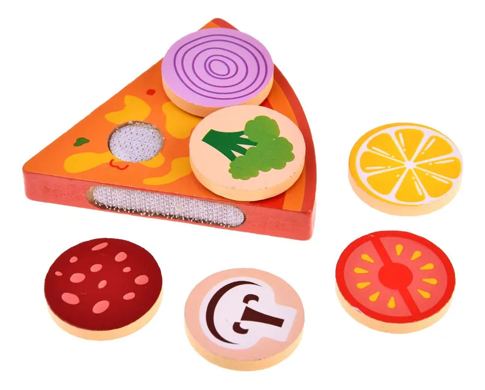 Horno Para Pizza Juguete Niños De Madera Juego Didactico