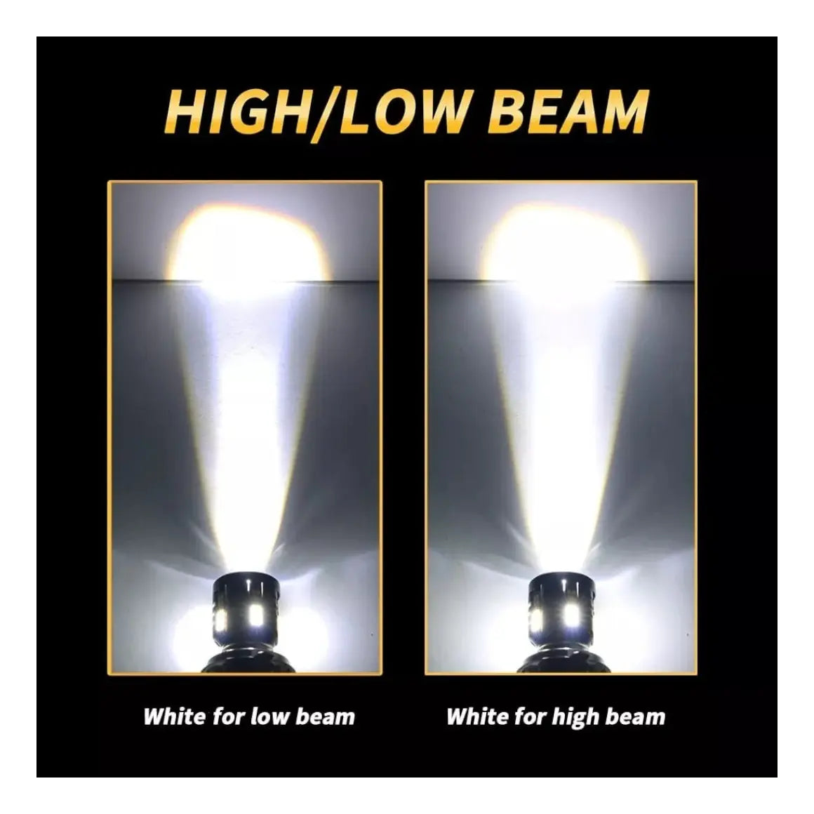 Ampolleta Led Premium H4 Lupa Csp 4000lm Moto Honda Bmw Ktm