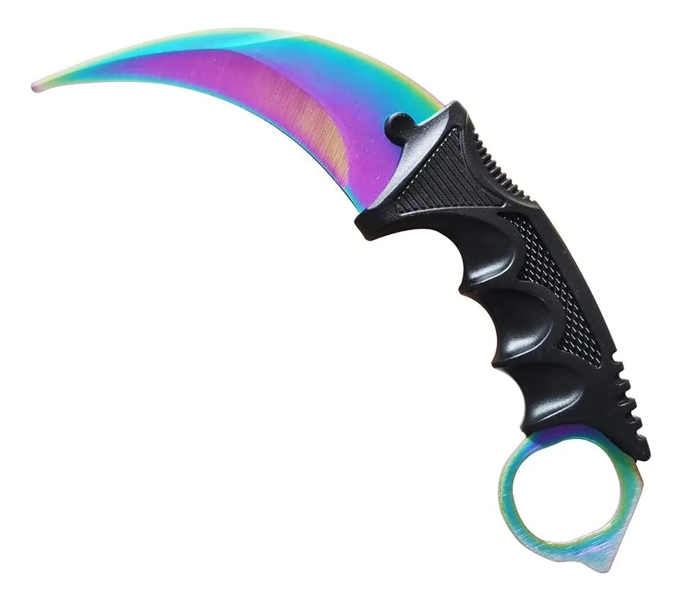 Pack Karambit X12 Cuchillo Curvo De Acero Inoxidable + Funda