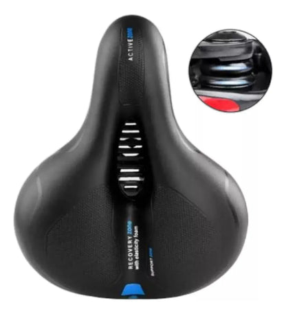 Sillin Asiento Antiprostático Con Luz Y Resortes Bicicletas