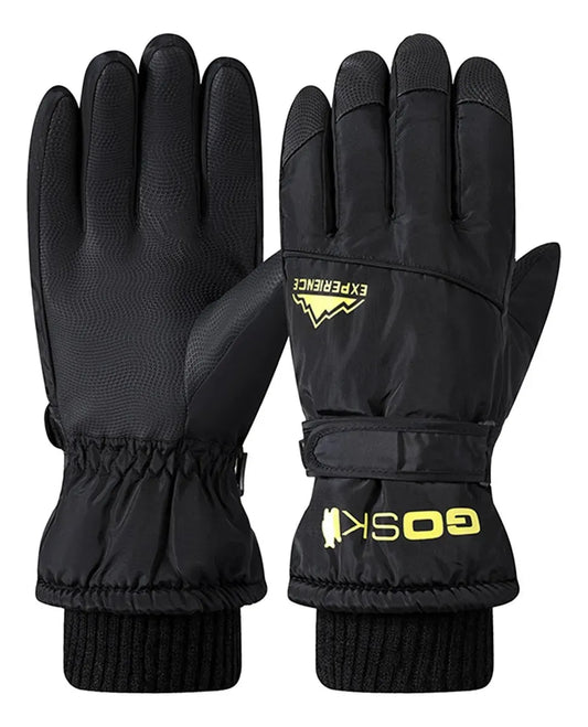 Guantes De Invierno Impermeables Cálidos Con Forro Polar