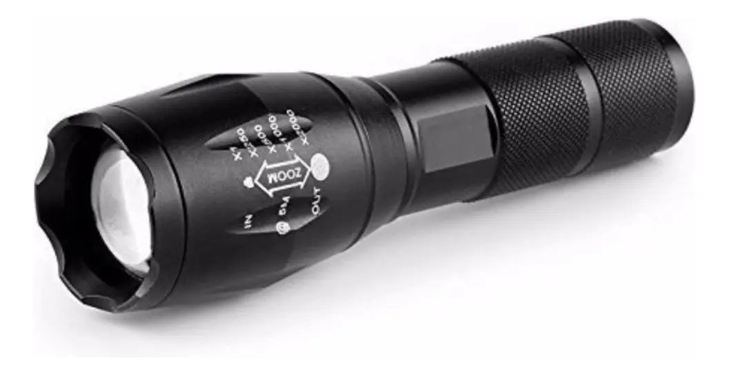 Linterna Led Táctica Recargable Qatar Shop 800lm Alcance 1000m Resistente Agua