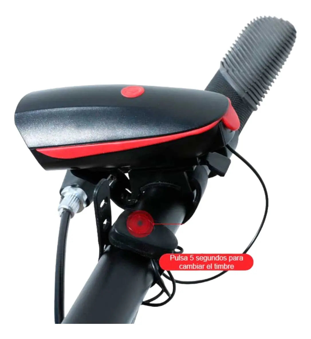 Luz Delantera Con Bocina Para Bicicleta Ciclismo