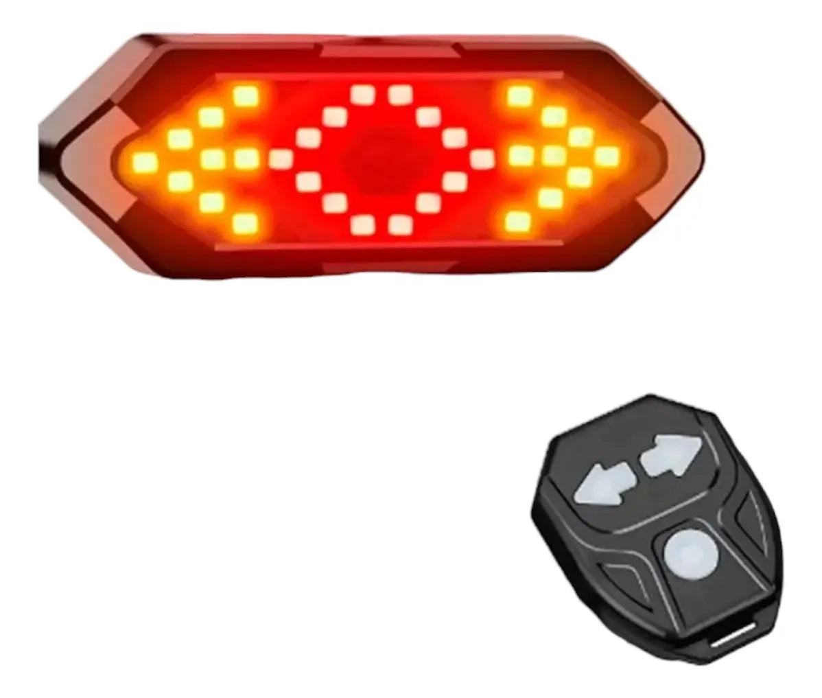 Luz Trasera Señal De Giro Para Bicicleta Luces Led Remotas