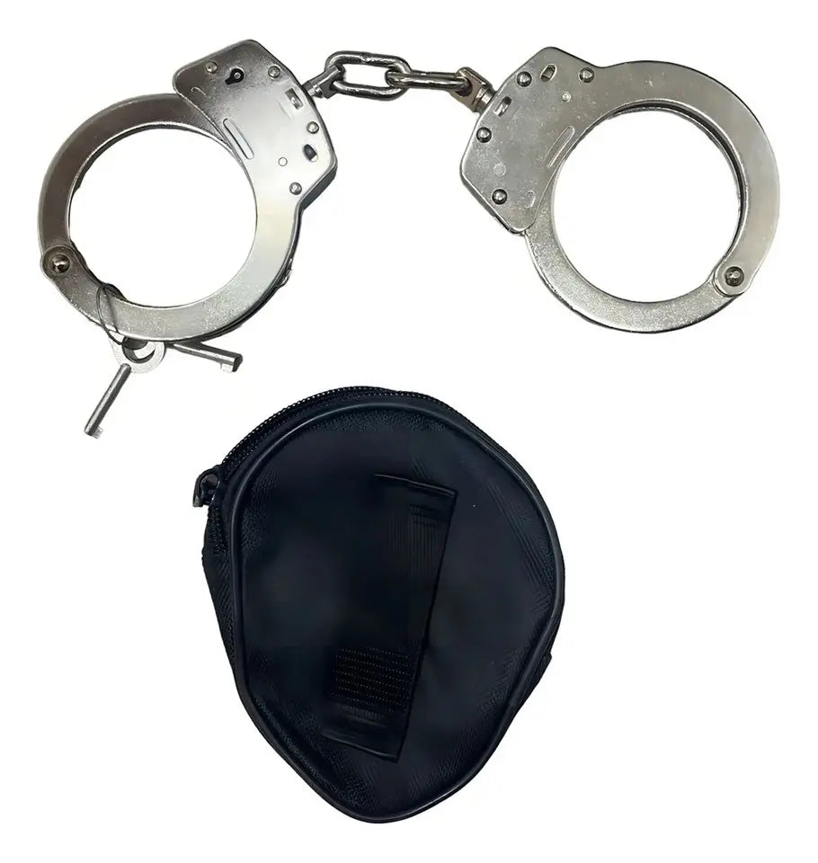 Esposas Policiales Seguridad Grilletes 2 Llaves Uniformados