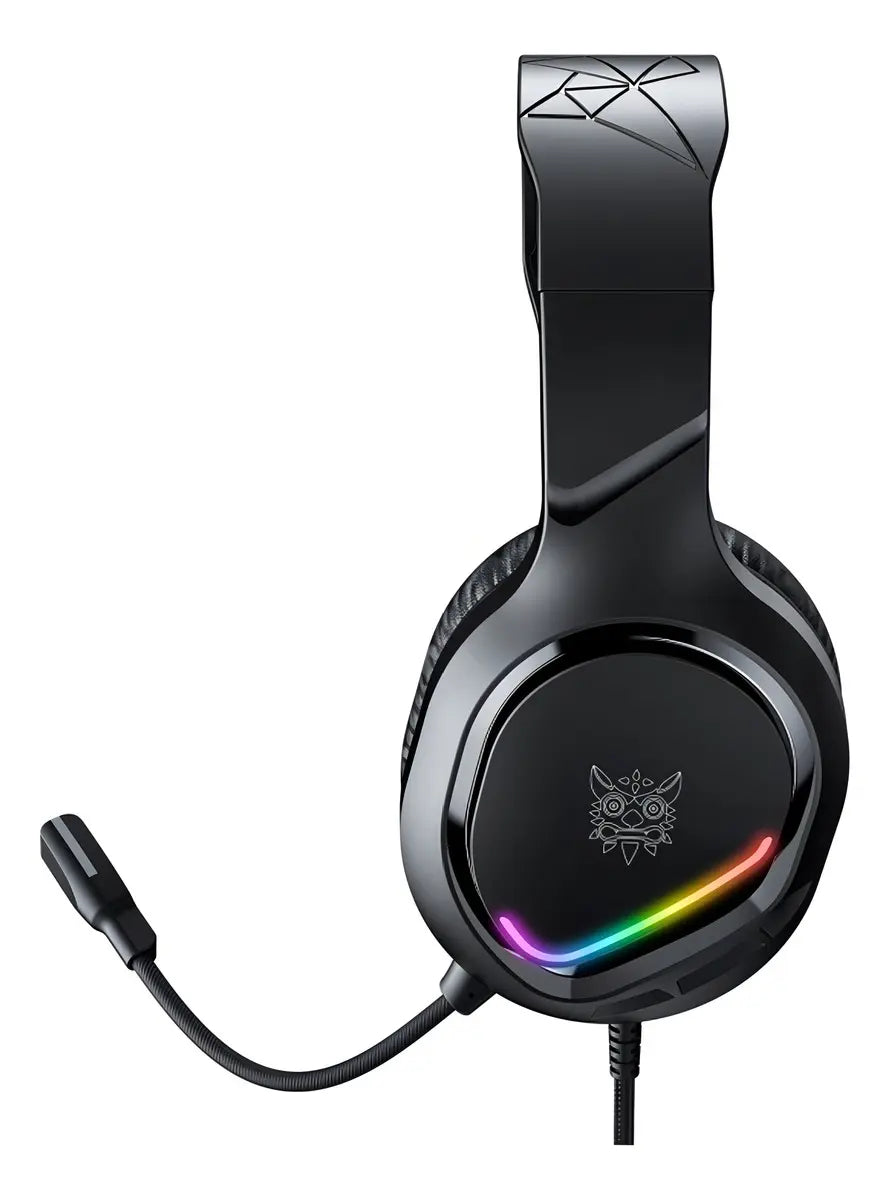 Audifono Gamer Profesional Onikuma X31 Microfono Hd Luz Rgb Negro X31