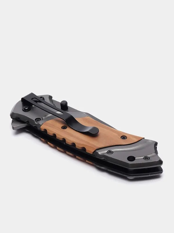 Cuchillo Acero Inoxidable Semi-automático Con Enganche