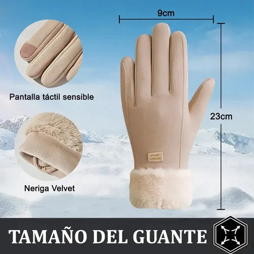 Guantes Largos Casuales Térmicos Invierno Uso Diario