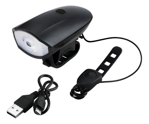 Luz Delantera Con Bocina Para Bicicleta Ciclismo